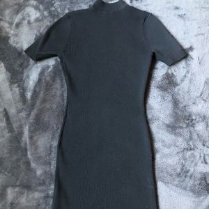 Black sweater dress